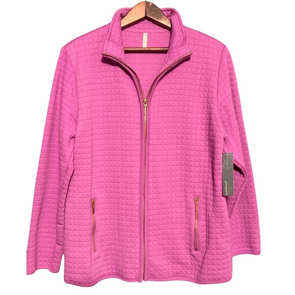 Womens Quilted Full-Zip Jacket Large By Passports - Picture 1 of 7